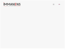 Tablet Screenshot of immanens.com